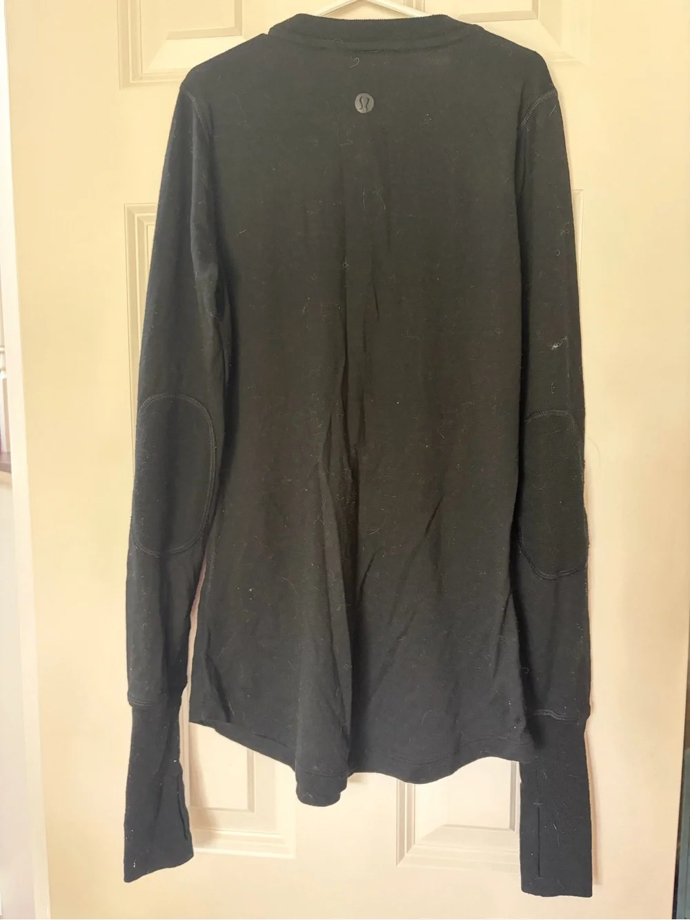 lululemon athletica Black Long-Sleeve Button Henley